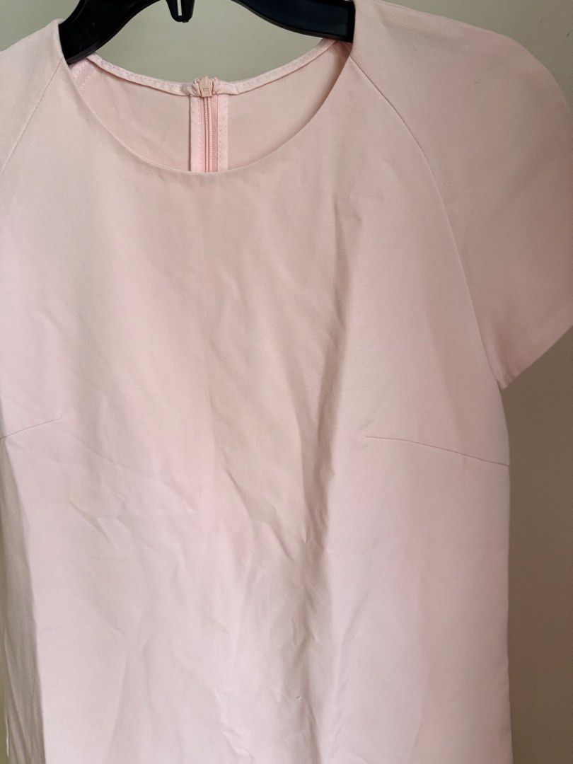 Pink Dress with Pleated Hem (Category: Dresses) located in Cebu City. Submitted by dr_marsh (Listing ID 1431421086, Image 2). Description: Pretty pink dress! Round neckline, short sleeves, and pleated hem. Back zipper closure. Lightweight fabric..