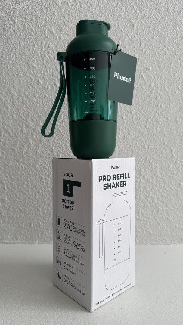 Plantae Pro Refill Shaker Bottle 450ml479450667618160641