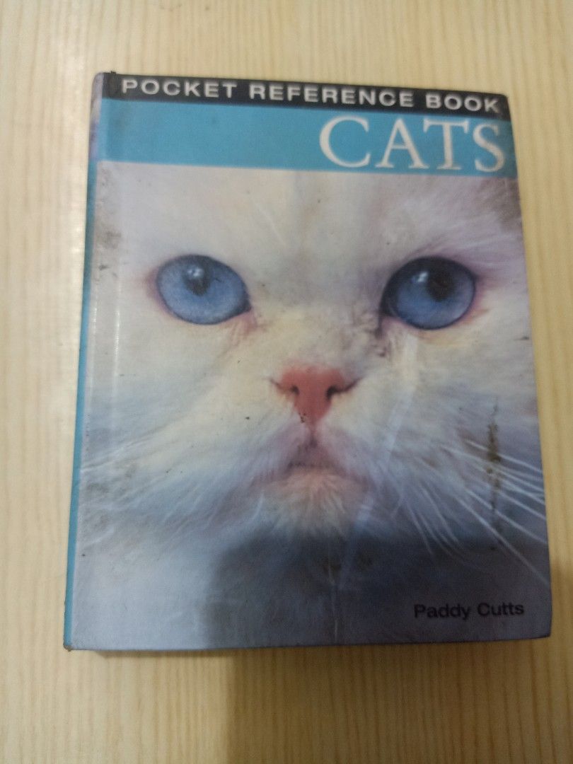 Pocket Reference Book: Cats by Paddy Cutts (Category: Storybooks) located in Las Pinas. Submitted by the_recycle_shop (Listing ID 1431540611, Image 1). Description: - Pocket-sized cat reference book - Covers various cat breeds (Bi-color, British Shorthair, etc.) - Includes color photographs - Provides breed descriptions - Perfect for cat enthusiasts.