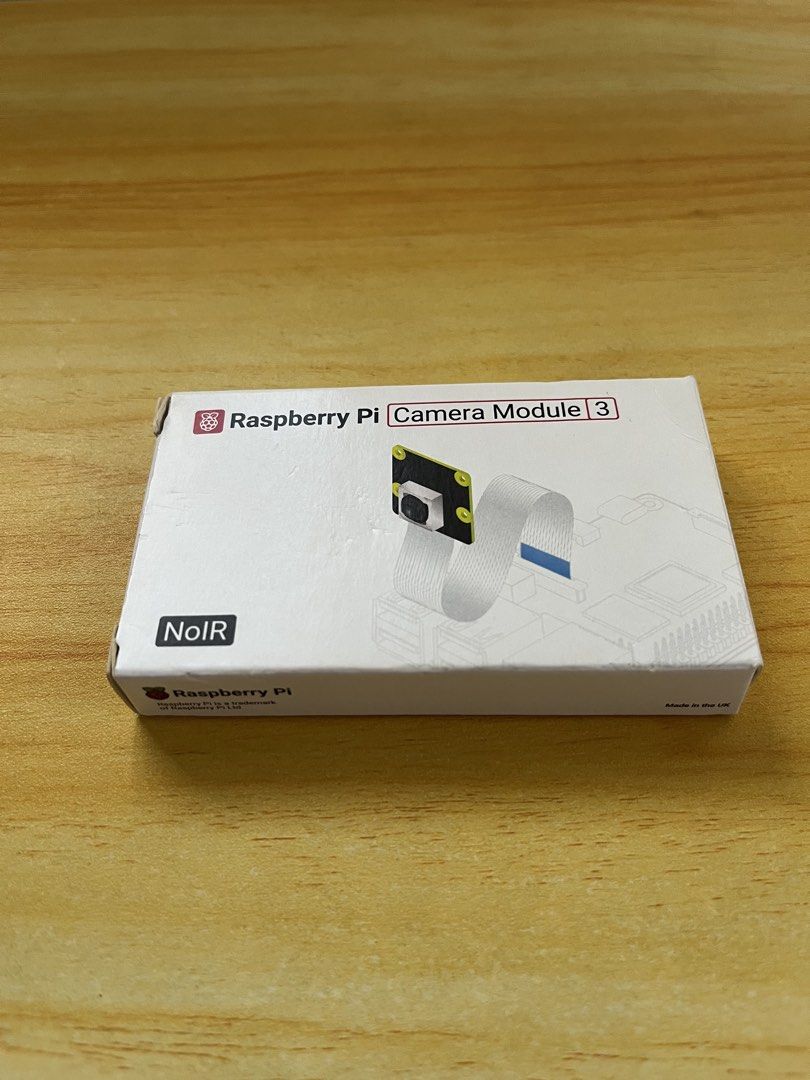 Raspberry Pi Camera Module 3 NoIR (Category: Cameras) located in General Trias. Submitted by jxcuro (Listing ID 1431383702, Image 1). Description: The box is slightly bent but the product is still working. Take note that this is a NoIR camera..