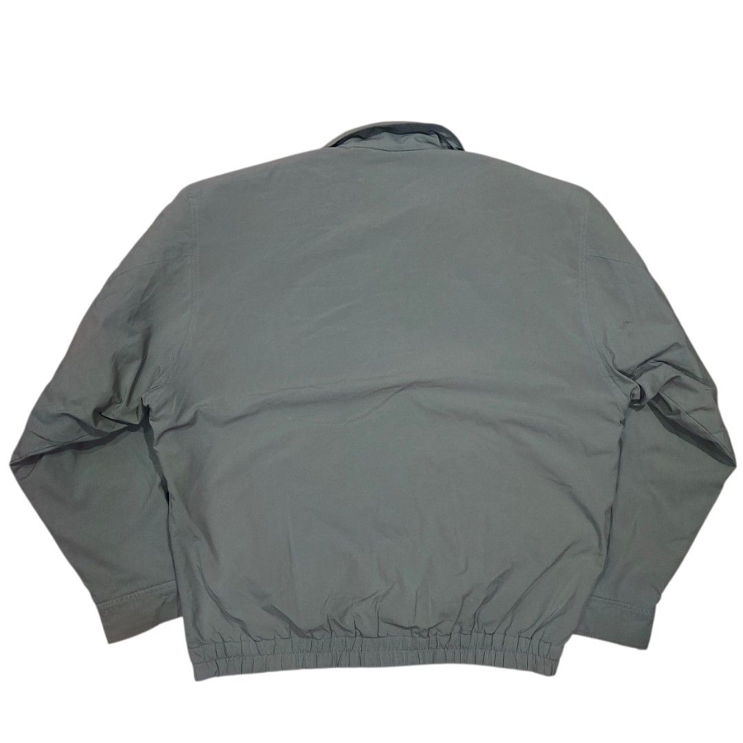 Safari Rock's Authentic Harrington Jacket - Large (Category: Coats, Jackets and Outerwear) located in General Santos City (Dadiangas). Submitted by _jackeith (Listing ID 1431378256, Image 2). Description: - Safari Rookie Harrington Jacket - Color: Light Green - Fit: Relaxed - Features: - Collared neckline - Two front pockets - Buttoned cuffs - Full zip closure - Lined interior - Condition: Minor stains present and small burnholes (refer to the la