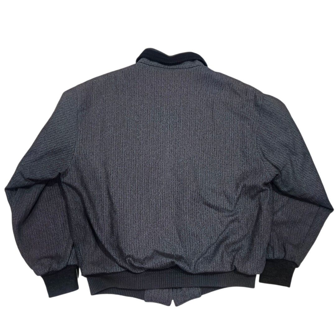 Singace Herringbone Pattern Jacket - LL (Category: Coats, Jackets and Outerwear) located in General Santos City (Dadiangas). Submitted by _jackeith (Listing ID 1431380162, Image 2). Description: - Singace herringbone jacket - Full zip closure - Collared neckline - Ribbed cuffs and hem - Soft, textured lining - Two front pockets - Classic bomber silhouette - Size: LL -Condition: No issue -Dimes: 25L 23W.