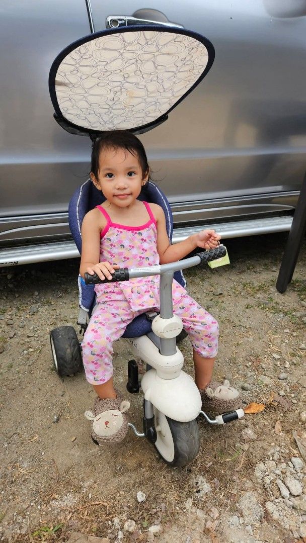 SMART TRIKE WITH CANOPY (Category: Strollers) located in Sablan. Submitted by gongonshelley12 (Listing ID 1431536690, Image 3). Description: FIRST TO PAY, FIX PRICE 2000 ONLY!!! SUPER SALE!!! ORIGINAL SMART TRIKE WITH CANOPY FOR TODDLERS 3 Y.O BELOW JAPAN SURPLUS MAKAPAL MGA GULONG, SOBRANG TIBAY MAY KASAMANG BAG PO ITO WALANG NAISAMA NA CONTROLLER AT HARNESS MAGAGAMIT PA DIN NG KIDS NIYO NA BIKE / TRICYCLE SWERTE MAKAKAKUHA, MAKINIS PA PO ITO.