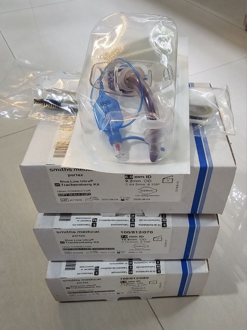 Smiths Medical Portex Blue Line Ultra Tracheostomy Kit, Health ...