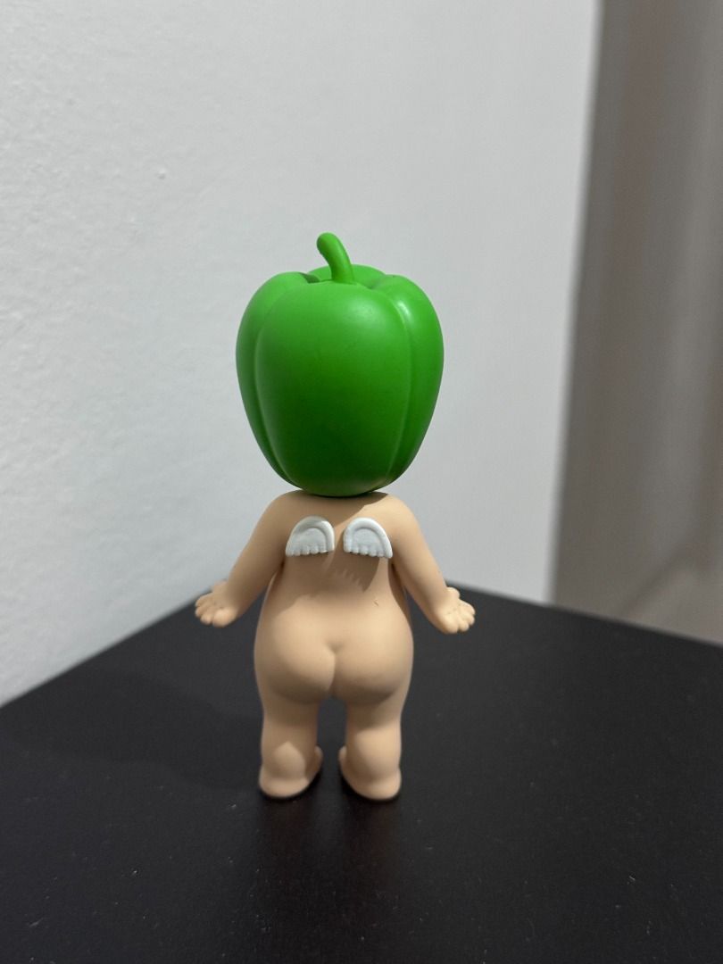 Sonny Angel Vegetable Series - Green Pepper (Category: Designer & Blind Box Toys) located in Quezon City. Submitted by afpar (Listing ID 1431537795, Image 2). Description: - Sonny Angel figurine from the Vegetable Series. - Adorable green pepper head design. - Small, nude body. - Perfect for display or gifting. - Collectible item. - No box and foil.