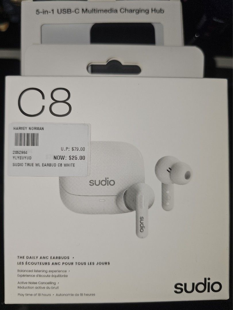 Sudio C8 Wireless Earbuds