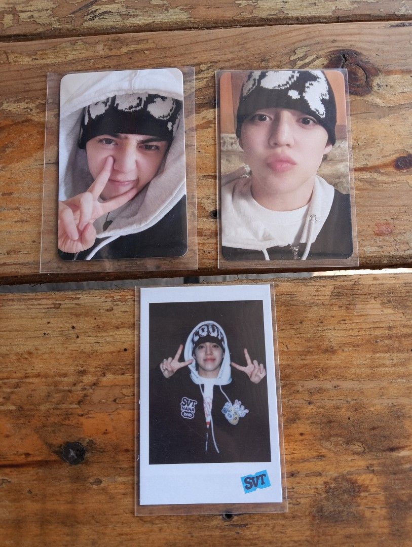 SVT Nanabnb PC Sets (Category: K-Wave Merchandise) located in Manila. Submitted by cloud_arhv (Listing ID 1431487796, Image 2). Description: ° Wonwoo set, Joshua set, Scoups set, Mingyu set, Hoshi set (sold) • x sensi • rfs: decluttering/quitting sale • can lower if buying one or more sets • mop: gcash/maya (payo/1 week dop w nrdp) • mod: j&t.