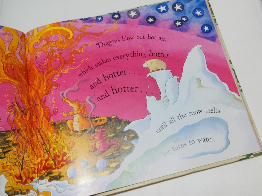 The Trouble with Dragons by Debi Gliori (Category: Children's Books) located in Manila. Submitted by kidzbp (Listing ID 1431465297, Image 2). Description: The Trouble with Dragons by Debi Gliori hardcover, good condition clean pages, binging shows normal wear Little dragon enthusiasts will find this comic and interesting while simplifying concerns about the environment in easy to remember rhymes. Complex environmental concerns may be points for d