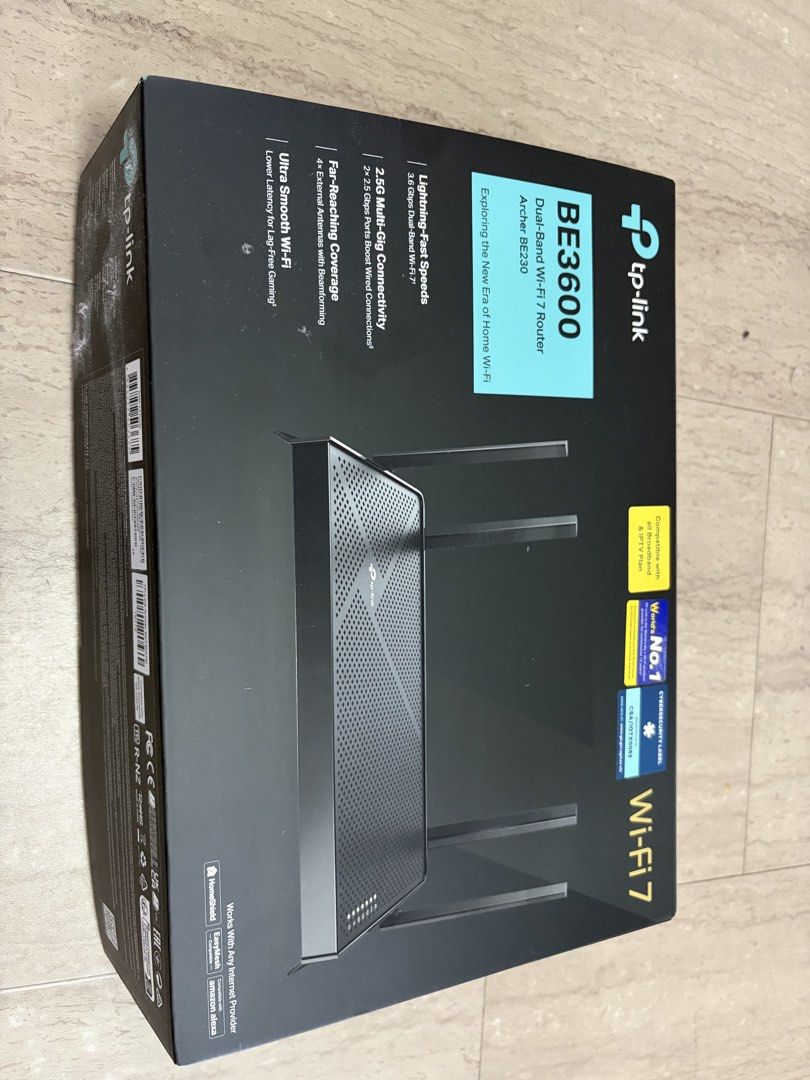 TP-Link BE3600 Dual-Band Wi-Fi 7 Router