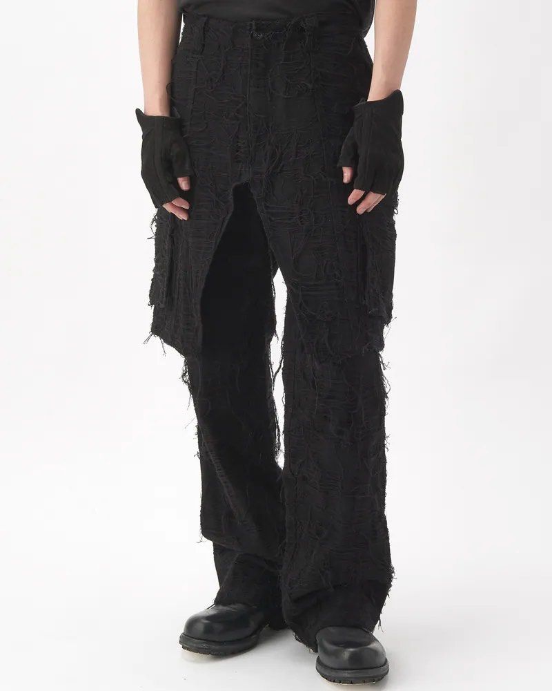 急出］TROUBLED WATERS｜DOUBLE LAYER CARGO PANTS V2, 他的時尚, 褲子