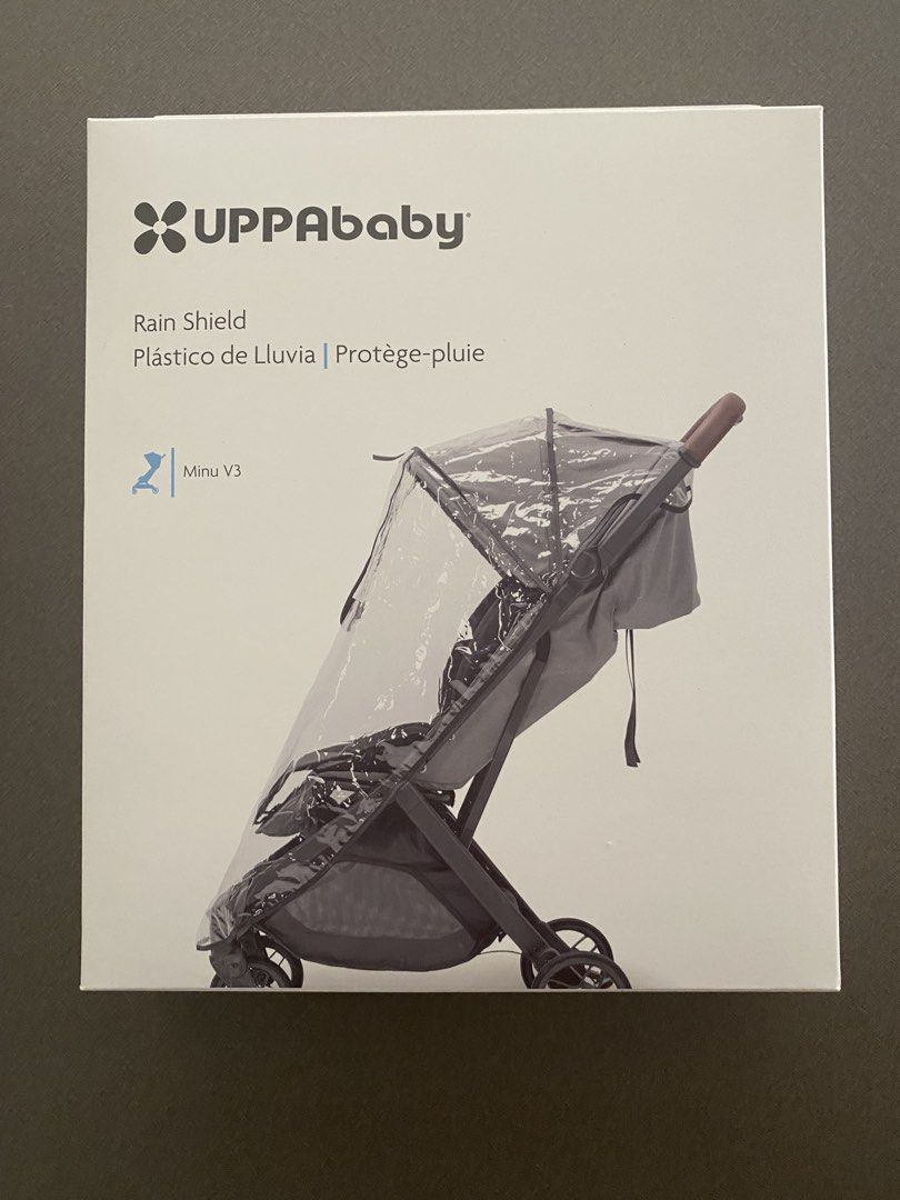 UPPAbaby Rain Shield for Minu V3 (Category: Strollers) located in Manila. Submitted by kidsatheart (Listing ID 1431422666, Image 1). Description: - Specifically designed for the UPPAbaby Minu V3 stroller. - Offers complete all-weather protection for your child. - Features an easy-reach window for quick and convenient access. - Clear design ensures your child remains visible at all times..