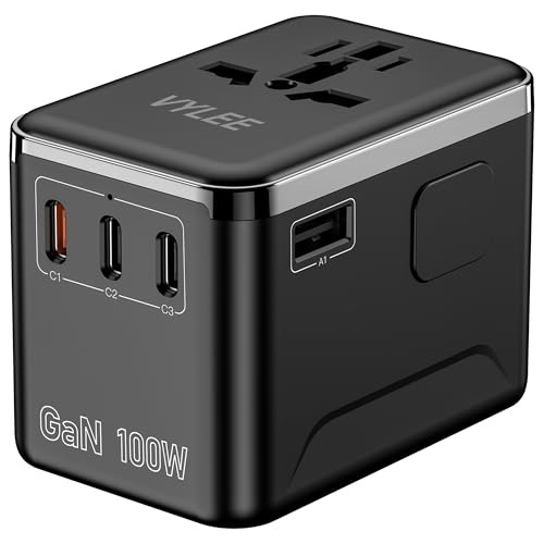 ADAPTADOR DE VIAJE UNIVERSAL LDNIO Q2420 DE 45W PUERTOS USB Y TIPO C