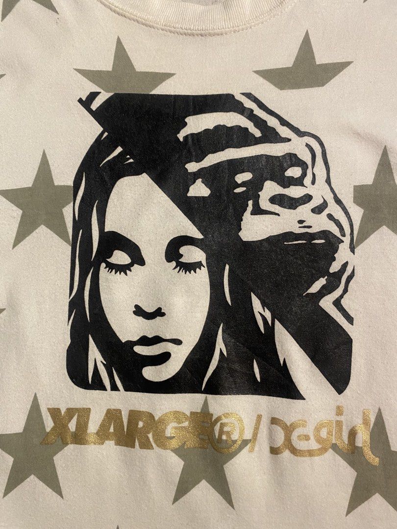 X-Girl Star Print Tee (Category: Tshirts & Polo Shirts ) located in Manila. Submitted by babygirly2k (Listing ID 1431416626, Image 3). Description: - X-Girl t-shirt - Star pattern - Size 2 - Graphic print with X-Girl logo - Crew neck - Short sleeves - 100% material.