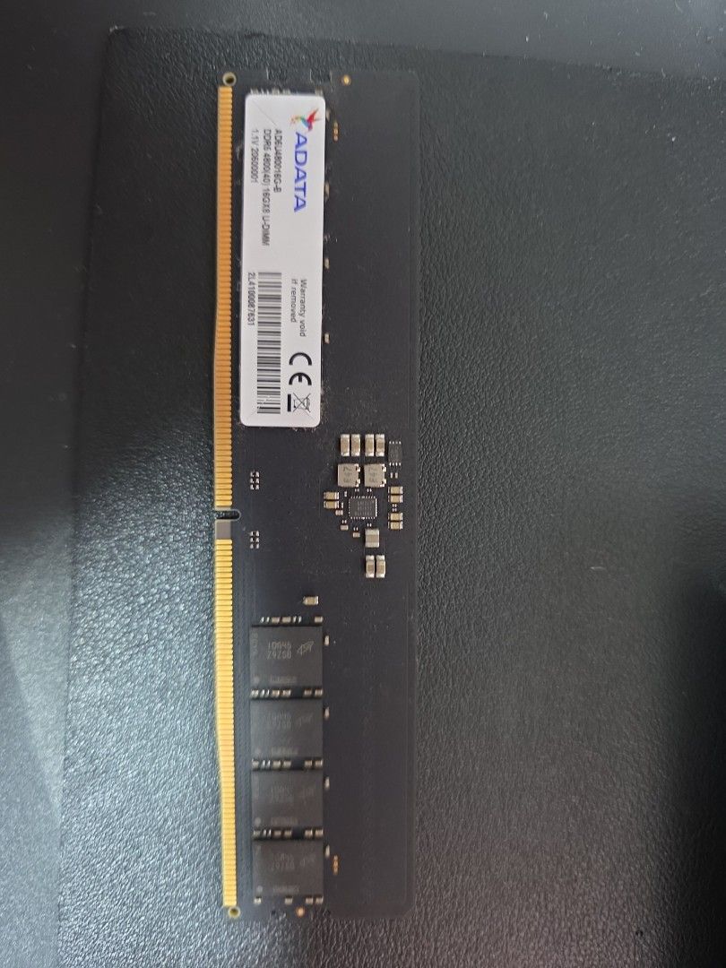 ADATA DDR5 16GB 4800MHz RAM454850697778974720