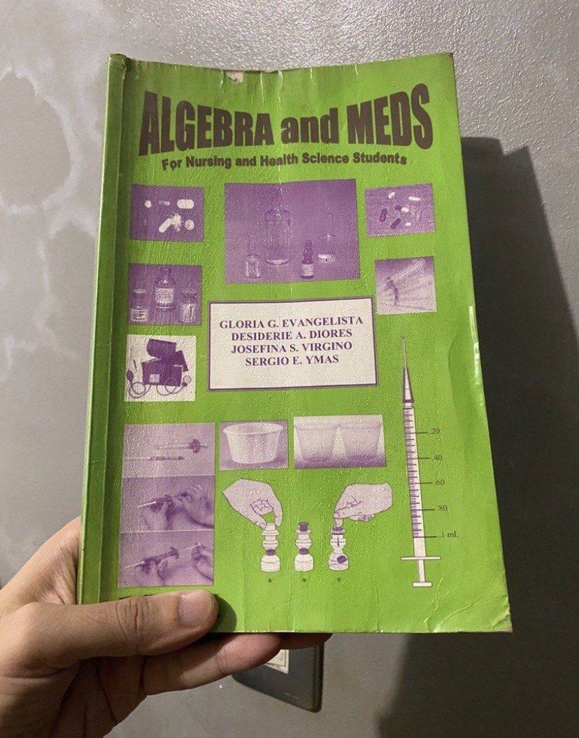 Algebra and Meds (Category: Textbooks) located in Paranaque City. Submitted by zerepnolram (Listing ID 1431738365, Image 1). Description: .