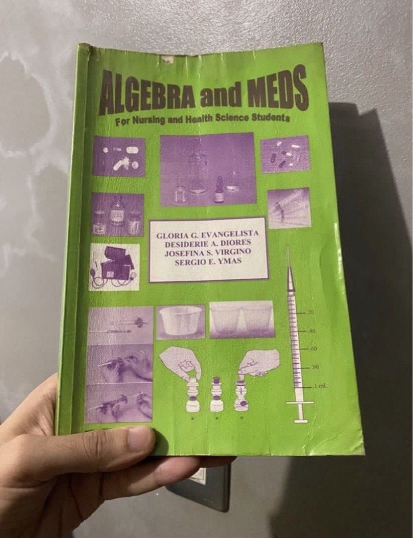 Algebra and Meds (Category: Textbooks) located in Paranaque City. Submitted by zerepnolram (Listing ID 1431738365, Image 2). Description: .