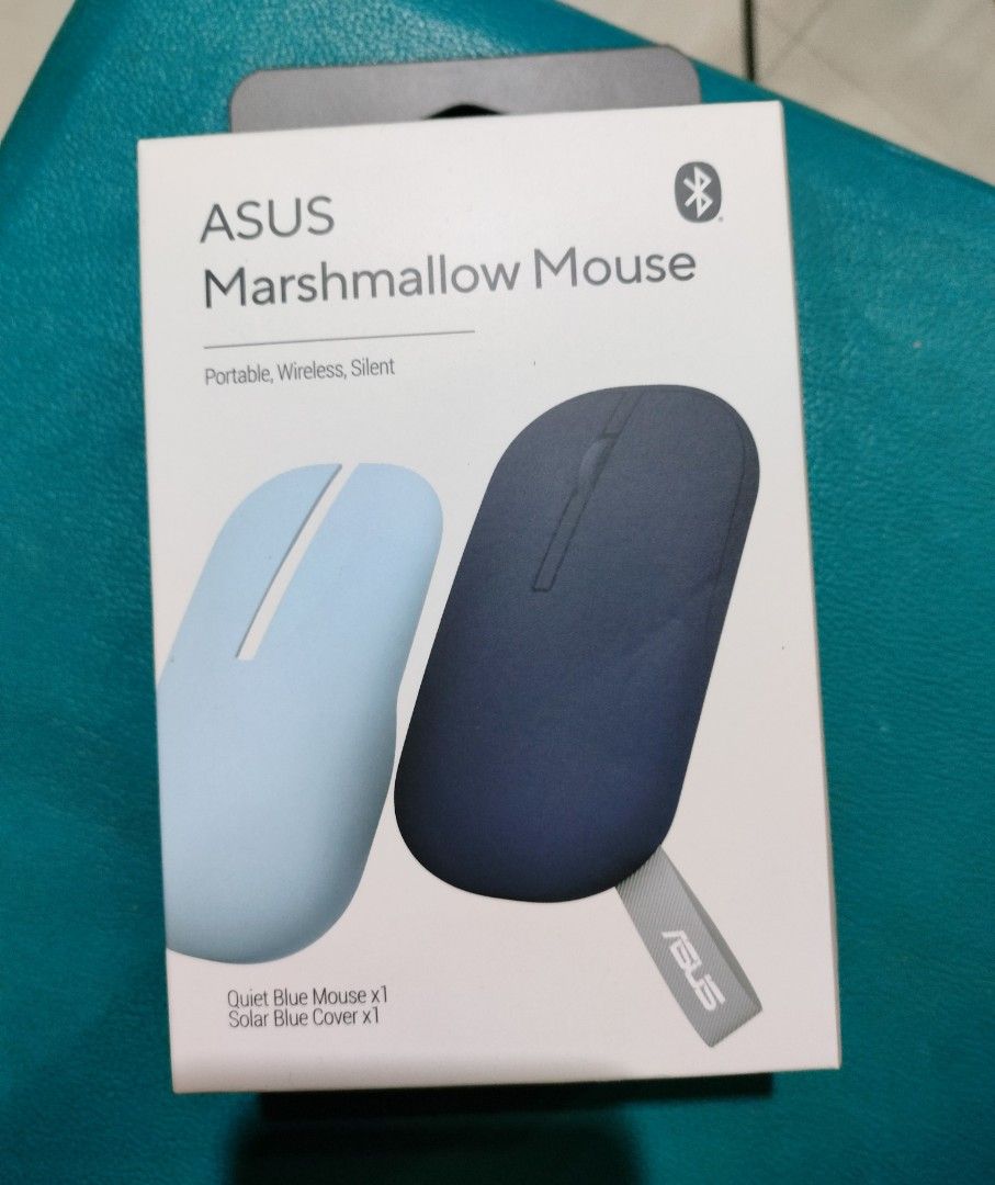 ASUS-exclusive Marshmallow Mouse (Category: Mouse & Mousepads) located in San Jose del Monte. Submitted by szl2025 (Listing ID 1431639025, Image 1). Description: - unopened - comfort pad is also available rfs: never use mouse with laptop.