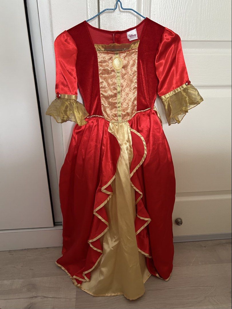 Authentic Original Disney Princess Red Gold Dress (Belle Series), Babies & Kids, Babies & Kids Fashion on Carousell Authentic Original Disney Princess Red Gold Dress (Belle Series), Babies & Kids, Babies & Kids Fashion on Carousell