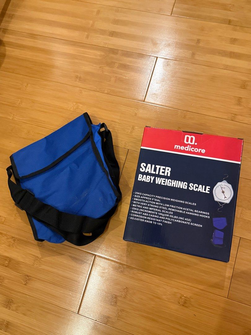 Baby Weighing Scale (Category: Health Monitors & Weighing Scales) located in Angeles City. Submitted by rbdeclutters (Listing ID 1431764025, Image 3). Description: Salter Scale ‼️rfs: bought the wrong scale ✅ BRAND NEW! from orange app • 25kg capacity precision weighing scales • size approx 5 dial • smooth action with low friction acetal bearings • with very strong steel removable hanging hooks • metric and imperial scales • adjuster knob to 15% 