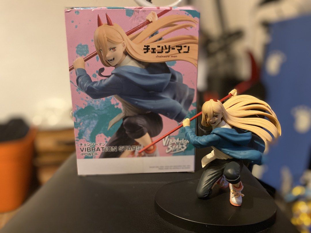 Bandai Chainsaw Man Power Vibration Stars Figure (Category: Figurines & Statues) located in Manila. Submitted by worksteam154039 (Listing ID 1431669609, Image 1). Description: - Chainsaw Man Power figure - Bandai Vibration Stars series - Dynamic pose with weapon - Includes original box - Detailed design and vibrant colors - Perfect for Chainsaw Man fans.