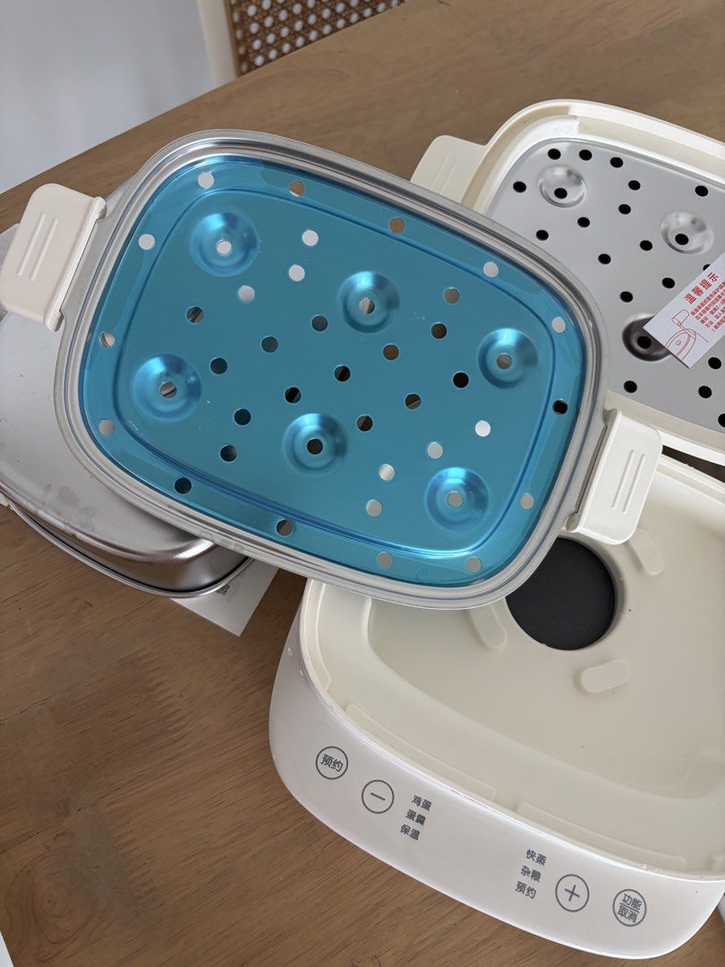 Bear Mini Multi-Function Steamer (Category: Other Kitchen Appliances) located in Singapore. Submitted by honeyapparels (Listing ID 1431712483, Image 5). Description: Brand: Bear/Little Bear Model: ZDQ-E12L6 Function: Boiled Eggs Warranty Period: 12 Months Product Model: ZDQ-E12L6 Operation Mode Of Operation: Microcomputer Operation Steamer Material: 304 Stainless Steel Steamer Capacity: 2.7L Rated Capacity: 12 Eggs/Double Layer Steaming Plate Mat