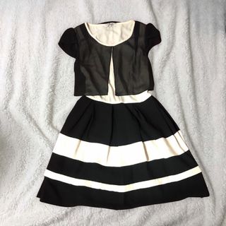 Just G black white stripes dress | skater short sleeve flowy, Women's  Fashion, Dresses & Sets, Dresses on Carousell