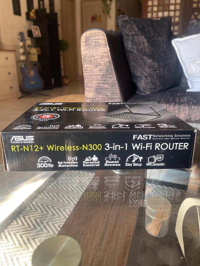 Brand New Asus Wifi Router (Category: Other Mobile & Gadget Accessories) located in Muntinlupa City. Submitted by j3rwin (Listing ID 1431660395, Image 2). Description: Box has been opened but I guarantee that it is Brand new. Was bought before but never really needed it at all then just forgot about it. No issues, Negotiable.