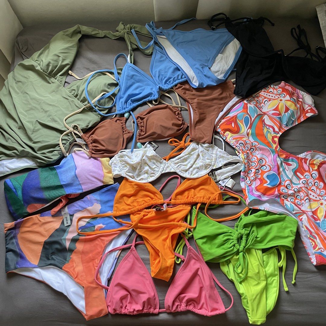 Bikini Sets (700 take all) (Category: Bikinis & Swimsuits) located in Magalang. Submitted by movingoutthings (Listing ID 1431600347, Image 1). Description: Some of them are still brandnew (just tried on), worn once or twice. Price on photos, if take all with freebies only P700. .