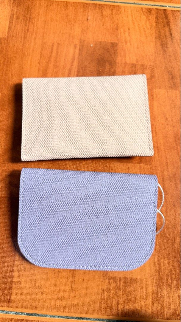Card Holder - Beige and Lavender (Category: Wallets & Card holders) located in Makati City. Submitted by assorted_items88 (Listing ID 1431597081, Image 2). Description: 💖 FOR SALE: Michaela Wallet Set (2 pcs) ✔️ Original Michaela ✔️ BRAND NEW / unused ✔️ Includes: • 1 Beige wallet • 1 Lilac wallet ✔️ Compact and stylish ✔️ With card compartments ✔️ Perfect for daily use Condition: 10/10 – brand new RFS: Decluttering 💰 Price: ₱200 for BOTH (bund