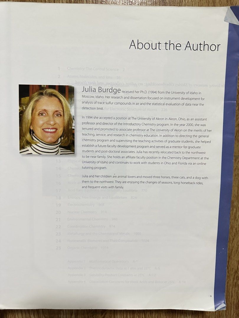 Chemistry Book Burdge (Category: Textbooks) located in Angeles City. Submitted by bawaskalatmuna (Listing ID 1431651053, Image 2). Description: .