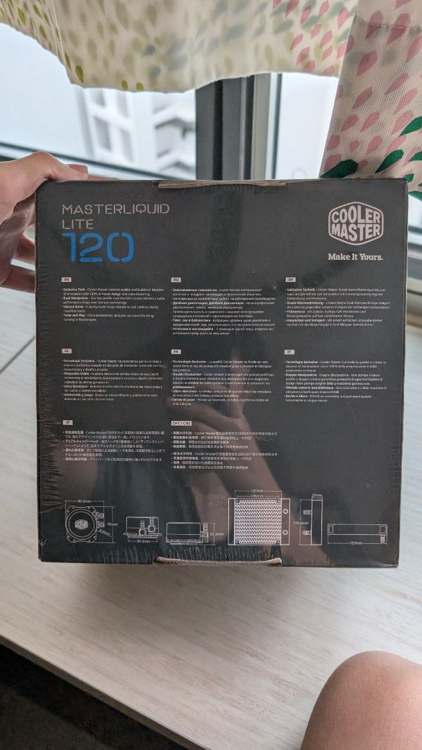 Cooler Master MASTERLIQUID LITE 120 BRAND NEW452896542446725122