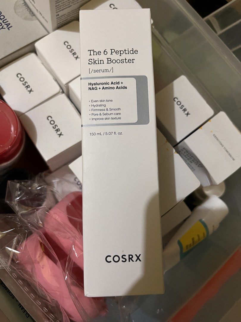 COSRX - 6 PEPTIDE SKIN BOOSTER (Category: Face Care) located in Binan City. Submitted by _jnhyk (Listing ID 1431655725, Image 1). Description: Brand new & Sealed Cosrx 6peptide booster .