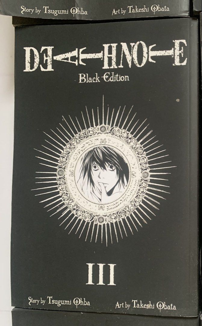Anime Death Note Black Edition 1-6 ( read description) (Category: Comics & Manga) located in Manila. Submitted by al_flamingo (Listing ID 1431584649, Image 3). Description: 1 ❌2,6 : 600 3❌ 4, 5: 800 -well used: 1 has obvious defect while 6 and 2 has a defect on the back -og price 1200 sf will be shouldered by buyer -❌ means sold.