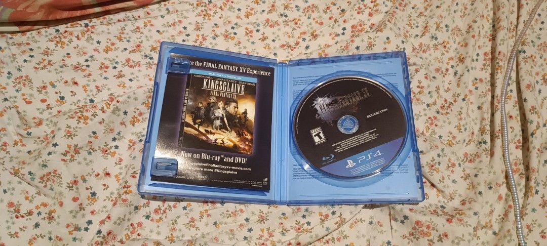 Final Fantasy XV - PS4 (Category: PlayStation) located in Quezon City. Submitted by temmtem (Listing ID 1431759442, Image 2). Description: - Final Fantasy XV for PlayStation 4 - Includes game disc - Includes Kingsglaive: Final Fantasy XV insert - Rated T for Teen - Blue case.