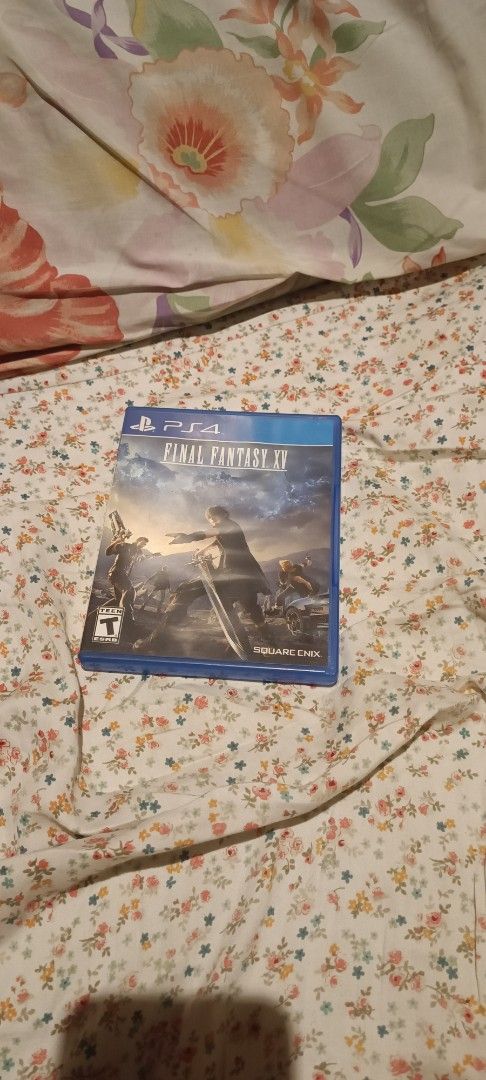Final Fantasy XV - PS4 (Category: PlayStation) located in Quezon City. Submitted by temmtem (Listing ID 1431759442, Image 1). Description: - Final Fantasy XV for PlayStation 4 - Includes game disc - Includes Kingsglaive: Final Fantasy XV insert - Rated T for Teen - Blue case.