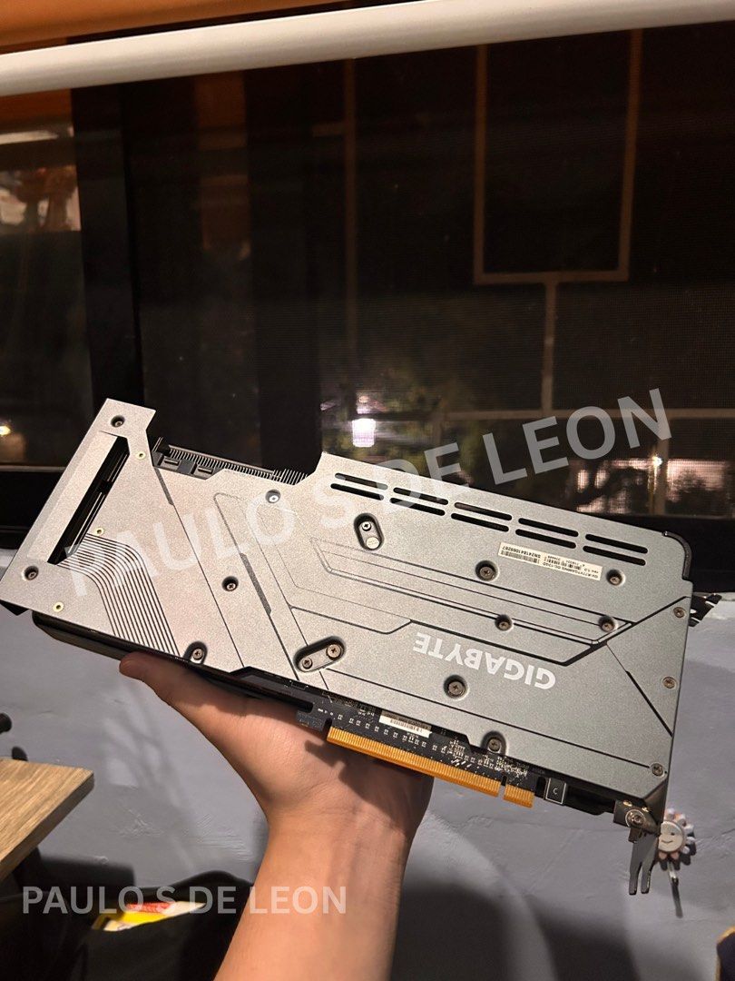 Gigabyte AMD Radeon RX 7700 XT 12GB (Category: Computer Parts) located in Manila. Submitted by oshiki (Listing ID 1428480184, Image 3). Description: Gigabyte RX 7700 XT Gaming OC 12 GB Selling: ₱18,500 Swapping: ₱22,000 Selling this Gigabyte 7700 XT with box, temps are good and consumes 210w when fully utilized and temps are around 50c. Halos same performance with 9060 XT may warranty pa sa Gigabyte since 1 year and 6 months palang siya, bought n