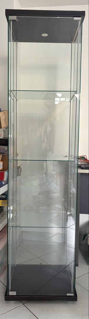 Glass Display Cabinet (IKEA), Furniture & Home Living, Furniture ...