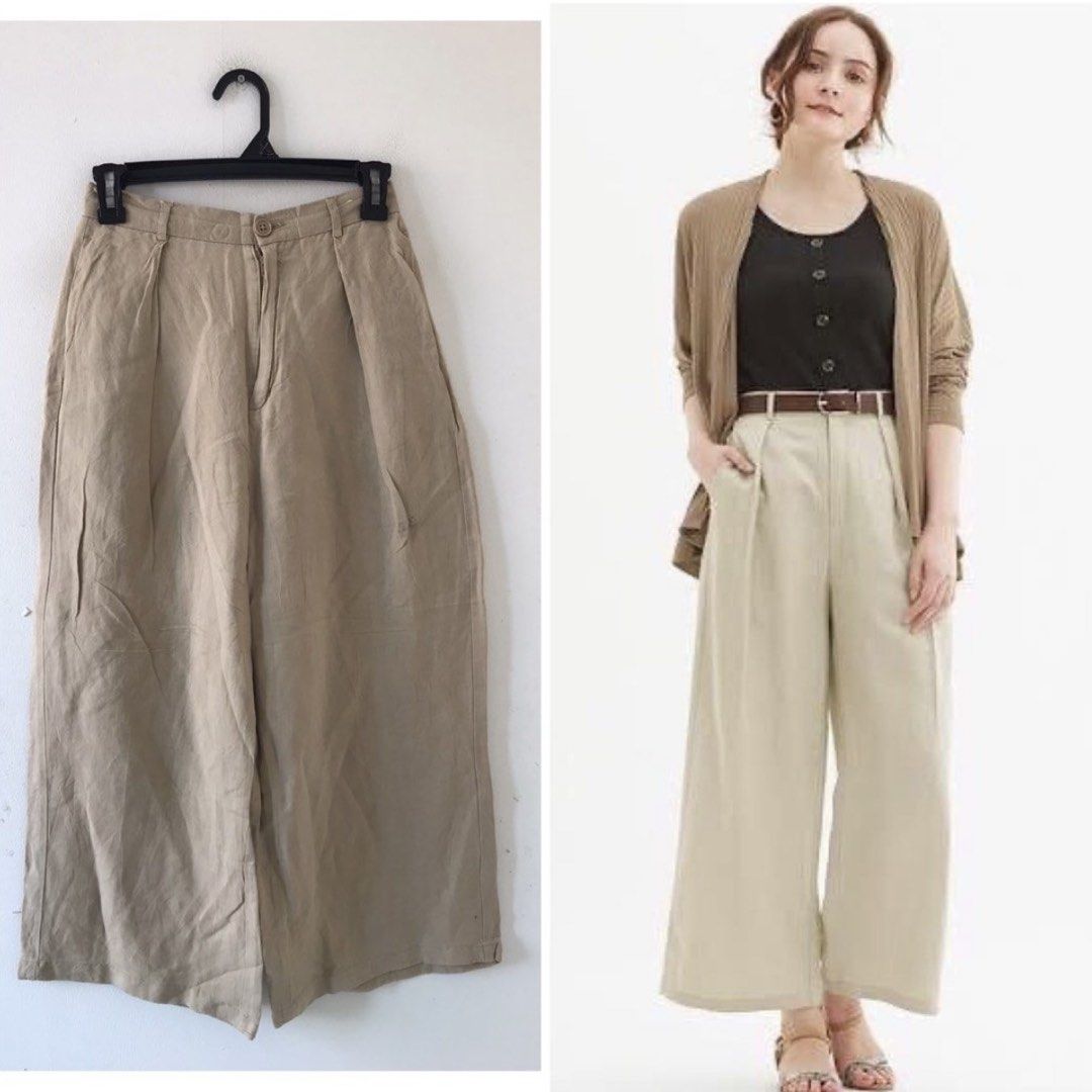 Gu by Uniqlo Kulot Highwaist Linen Pants in Cream Beige S-M Preloved Zara (Kategori: Bawahan) berada di Jakarta Pusat. Dikirim oleh kapallaut (ID iklan 1431756286, Gambar 1). Deskripsi: Nego haluuss, bisa oren. Condition 90% Alasan jual: decluttering kebanyakan celana warna yang sama Gu by Uniqlo Kulot Highwaist Linen Pants in Cream Beige S-M Lp 68-80 p90 Bahan Cutton Linen Super Adem, Lembut Pinggang Karet Warna Super Pekat #uniqlo #linen #GU.