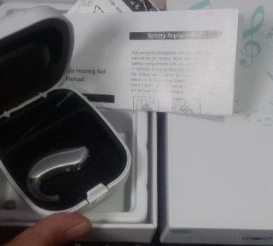 Hearing Aid with Case and Manual (Category: Medical Supplies & Tools) located in Manila. Submitted by luxuriousshoppe (Listing ID 1431582149, Image 1). Description: - White carrying case with black interior - Manual included (battery replacement instructions) - Ready for immediate use - For Severe To Profound - Can be re programmed to Easyhear Clinic - Original Price 50,000.