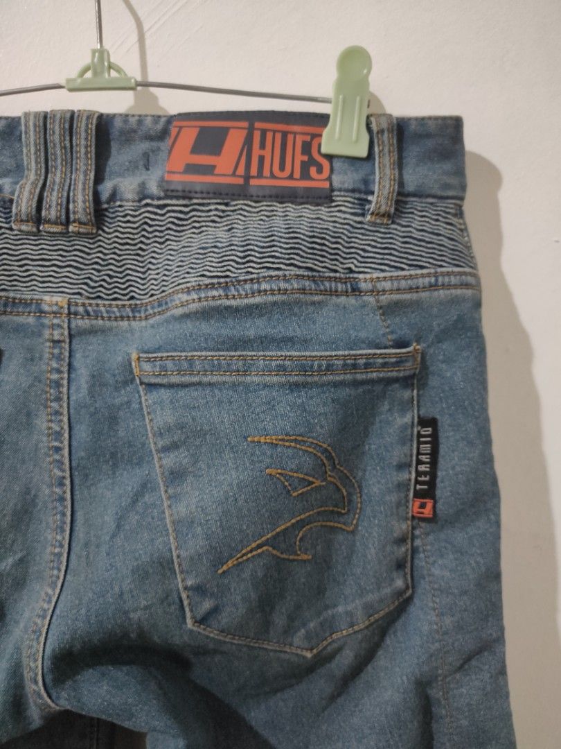 HUFS Biker Pants (Balmain Biker Pants Vibes) (Category: Jeans) located in Ozamiz City. Submitted by outregrails (Listing ID 1431720657, Image 3). Description: Very good condition W29 L40.