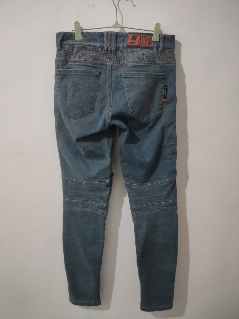 HUFS Biker Pants (Balmain Biker Pants Vibes) (Category: Jeans) located in Ozamiz City. Submitted by outregrails (Listing ID 1431720657, Image 2). Description: Very good condition W29 L40.