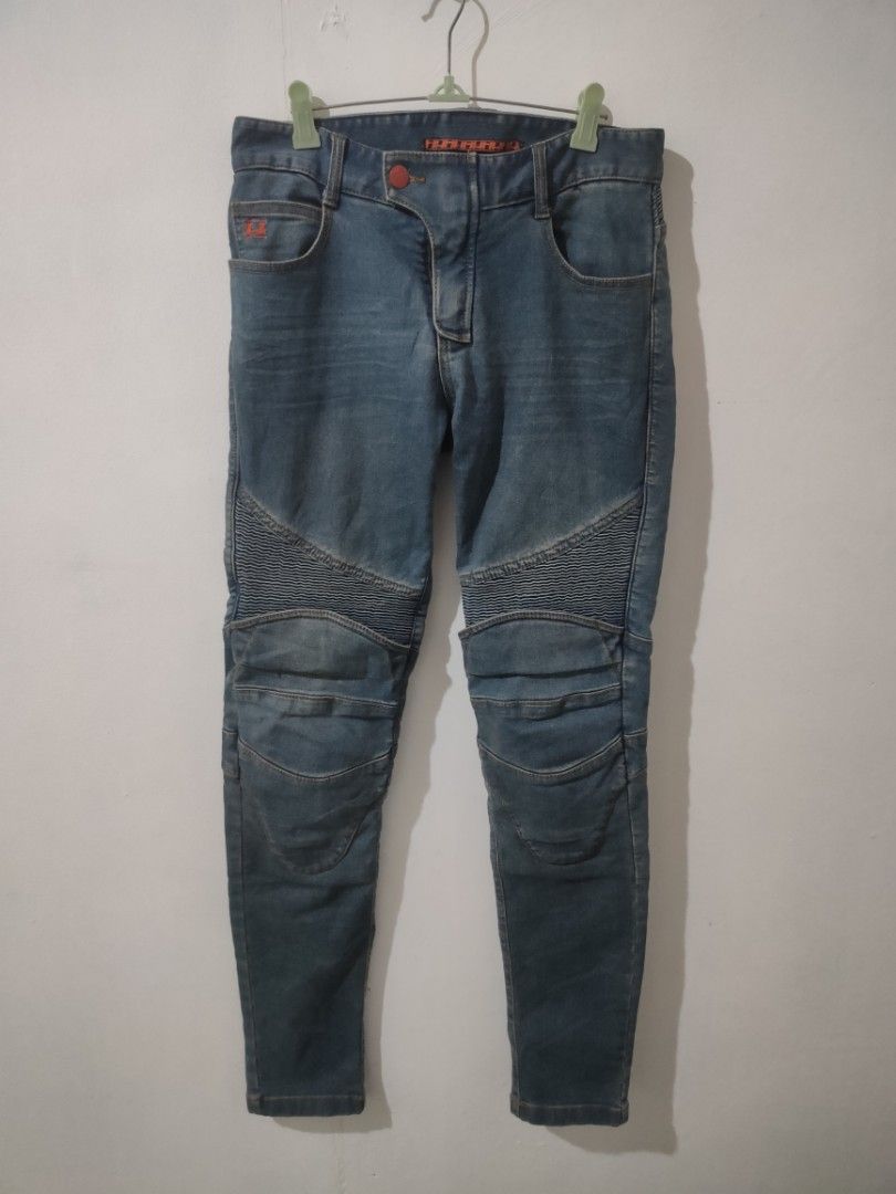 HUFS Biker Pants (Balmain Biker Pants Vibes) (Category: Jeans) located in Ozamiz City. Submitted by outregrails (Listing ID 1431720657, Image 1). Description: Very good condition W29 L40.