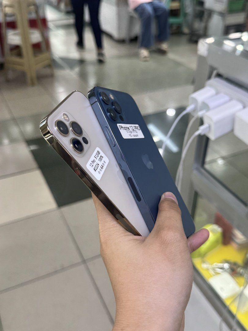 IPHONE 12 PRO 512GB 97%BH FU OPENLINE NO ISSUE (Category: iPhone 12 Series) located in San Juan City. Submitted by aynaagadgets (Listing ID 1431773481, Image 2). Description: APRIL 2026 STALL #: XB-07 FOR SALE | TRADE / SWAP PASS SA MGA SCAMMERS / THIRD PARTY (RFS: Buy and Sell) IPHONE 12 PRO 512GB FACTORY UNLOCK ⬇️DETAILS⬇️ •512 GB (Other storage is also available) •Blue (Other color is also available but price may vary) •97%bh •US Variant •95% 