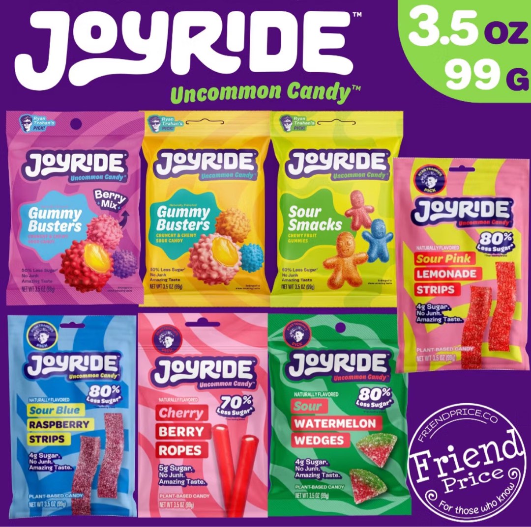Joy Ride Flavors Joyride Uncommon Candy Assorted Flavors, Food & Drinks, Other Food ...