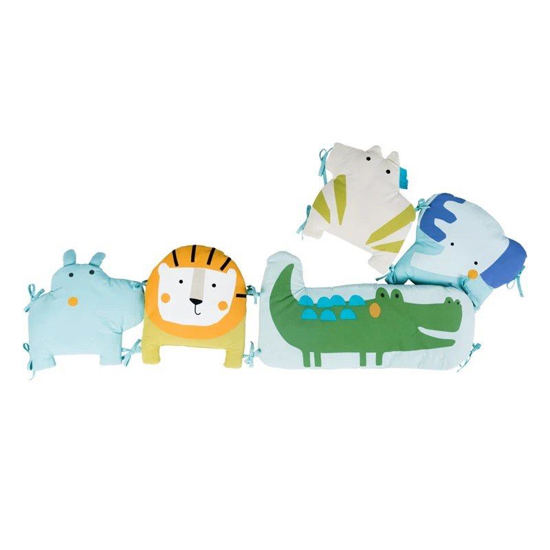 Jungle Animal Crib Cot Bumper, Babies & Kids, Baby Nursery & Kids ...