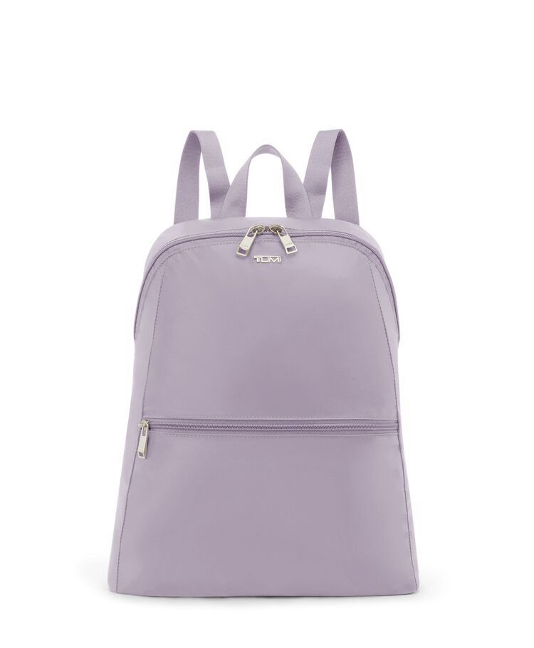 Just in case Backpack - Lavender (Category: Backpacks) located in Makati City. Submitted by assorted_items88 (Listing ID 1431692632, Image 1). Description: 🎒 Details: • Brand: TUMI • Color: Lavender / Light Purple • Material: Lightweight nylon • With luggage sleeve (perfect for travel ✈️) • Multiple compartments for easy organization • Foldable, Minimalist & sleek design ✨ Perfect for everyday use, travel, or work — very clean and classy look .