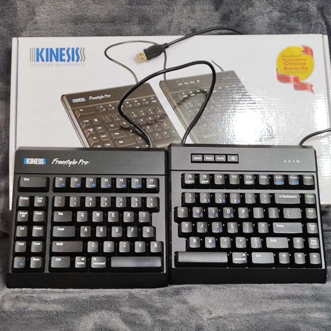 Kinesis Freestyle Pro Keyboard - Quiet Silent Linear478136195015649281