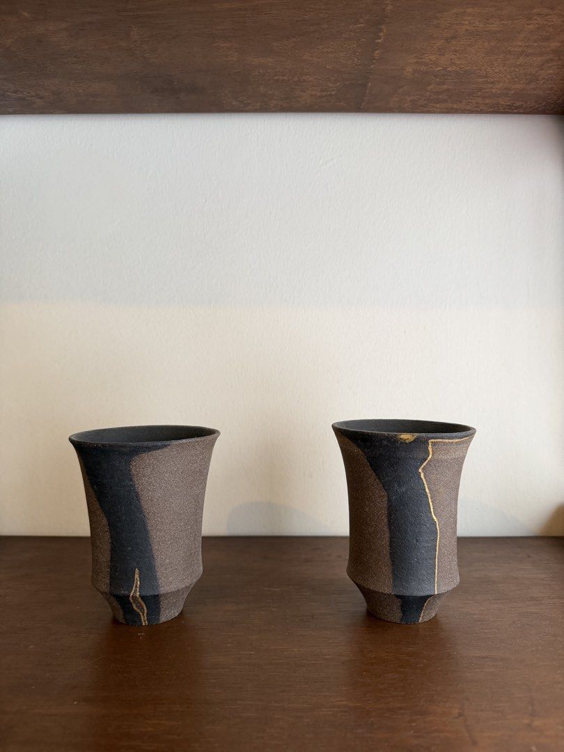 Kintsugi inspired ceramic pot453715400264919040