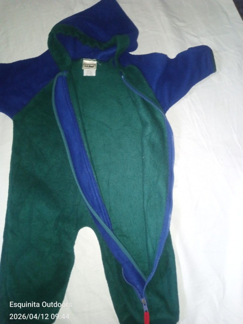 LLBEAN vintage micro fleece onesies (Category: Babies & Kids Fashion) located in Cabuyao City. Submitted by khode025 (Listing ID 1431581988, Image 3). Description: LLBEAN vintage micro fleece onesies 2T on tag width:15 length:28 excellent used condition 280 only.