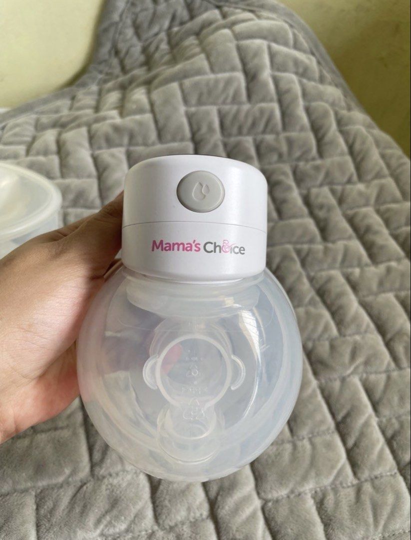 Mama's Choice Wearable Breast Pump - 1 pc (Category: Breastfeeding & Bottle Feeding) located in Taguig. Submitted by mstyphoon (Listing ID 1431601288, Image 1). Description: Mama's Choice Wearable Electric Breast Pump (1pc only) - No issue but no charger included (Type C) - Working as intended - May have yellowish color on cup - Free 24mm Flange RFS: No longer in use 📍 Western Bicutan, Taguig.